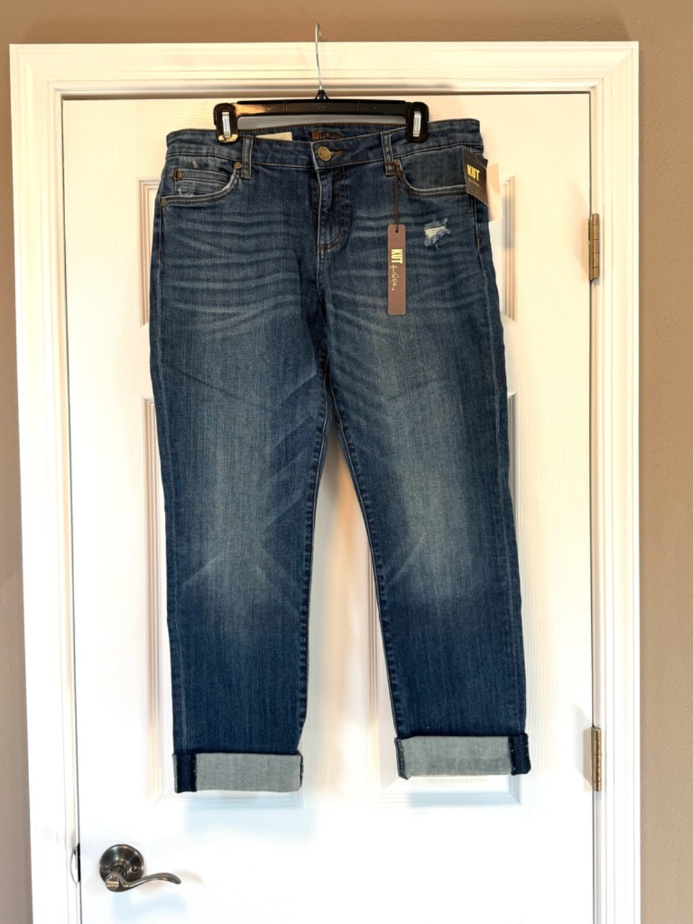 Kut from the Kloth Catherine Mid Rise Boyfriend Jeans - Size 12 NWT